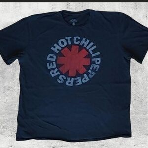 ​Vtg Red Hot Chili Peppers RHCP Band Tee Shirt Size XL Black Graphic